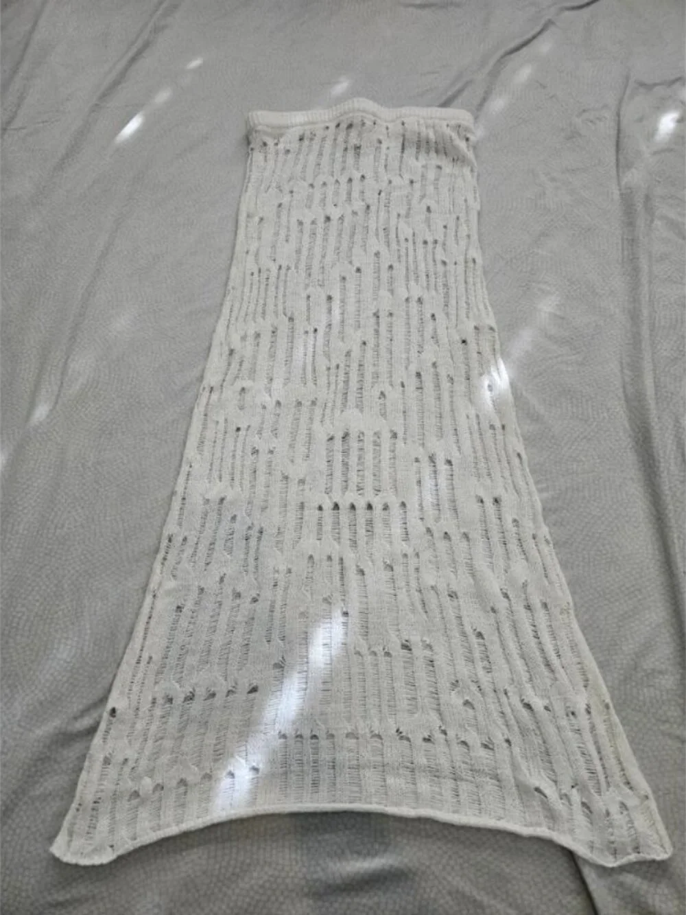 Skirt, S, Ivory See-through, Cover up